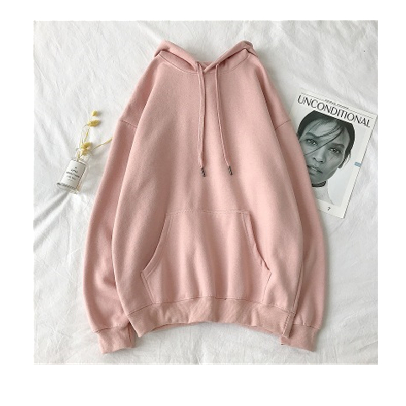 

Autumn Solid Hoodies Women Men Sweatshirt Lovers Hooded Coat Pullovers Women Clothing Pocket Hoody Sweatshirt Hoodies, Khaki