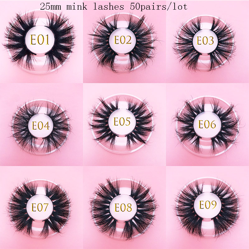 

Mikiwi 25mm wholesale false eyelashes 3DREAL MINK luxury lashes custom packing label makeup dramatic long fluffy handmade lashes