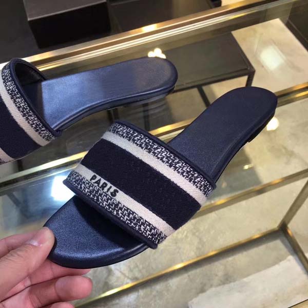

Luxury Designer Slipper Women Sandals Superior Quality Embroidery letter Super Star Casual Slipper Sandy Flip Flops Size 34-42 With box, Orange