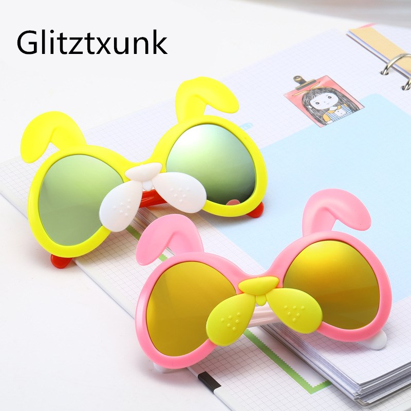 

Glitztxunk New Kids Cartoons Sunglasses Lovely Boys Girls Sun Glasses Pilot Glasses Gift For Children Baby UV400 Eyewear