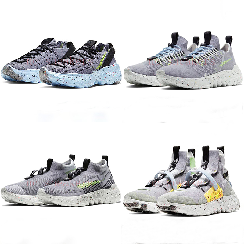

2020 New pre-sale 01 02 03 04 Space Hippie men women casual shoes Volt Gray-Fluorescent Green sneakers shoes high quality EUR 36-46