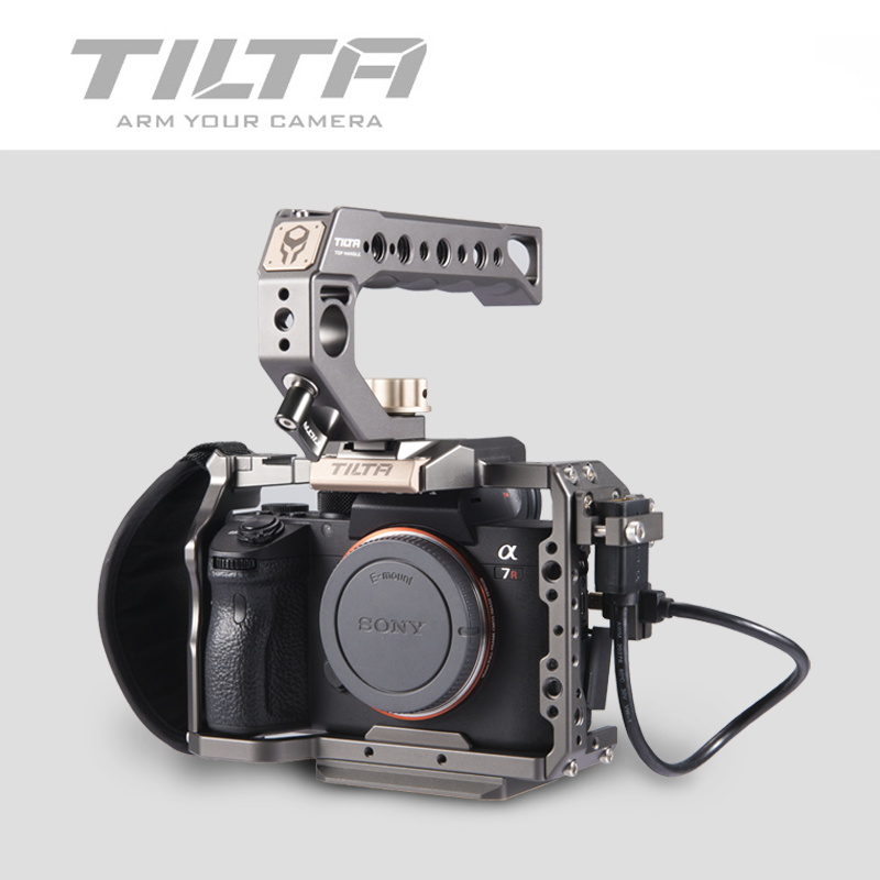 

Tilta A7 A9 Rig Kit A7 iii Full Cage TA-T17-A-G Top Handle baseplate Focus handle For A9 A7III A7R3 A7M3 A7S3