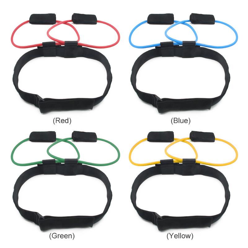 

Resistance Band Latex Elastic Pull Rope Foot Pedal Exerciser Yoga Pilates Fitness Workout Sports Body Building Equipment