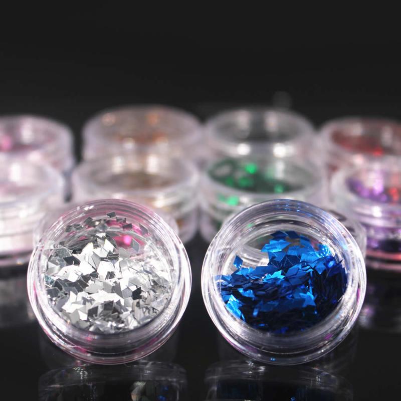 

1Box Kawaii 12 Colors DIY Rhombus DIY Nail Art Tips False Coffin Nails Art Tips Flat Shape Full Cover Manicure Fake Nail
