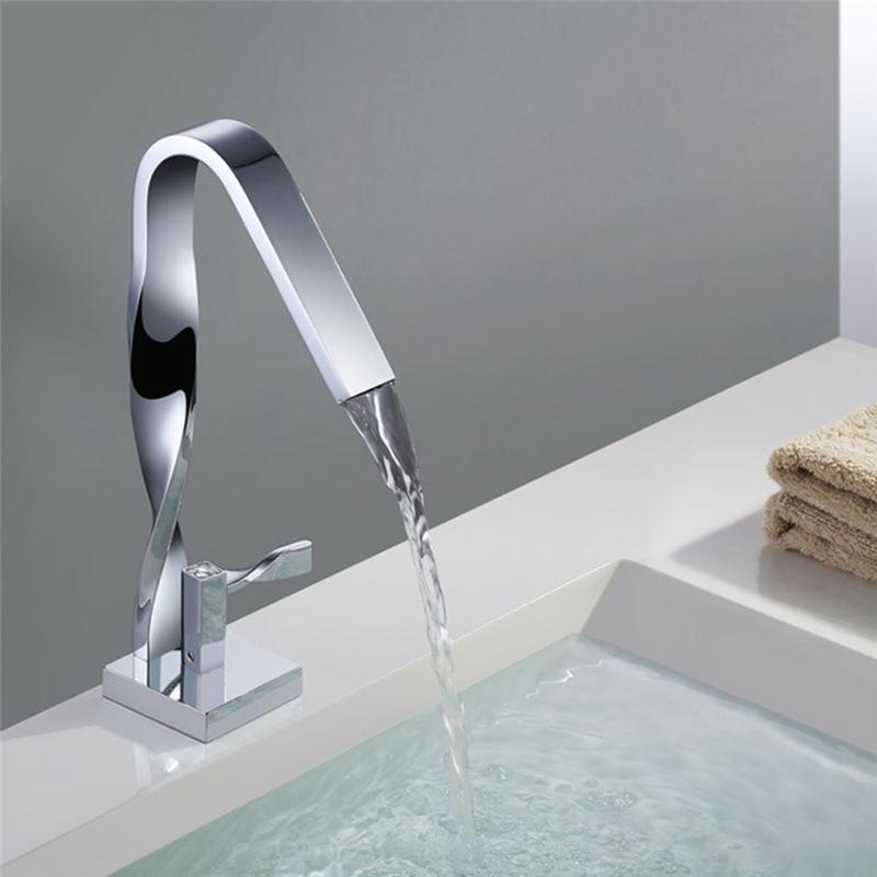 

Faucet Home luxury Bathroom Copper Chrome Faucet Washbasin Hot and Cold