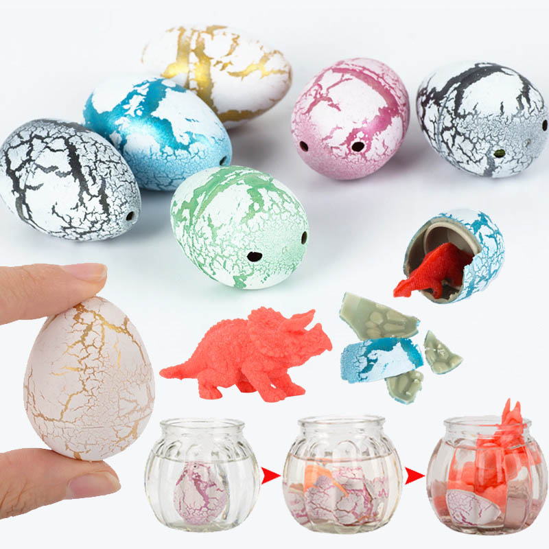 

Novelty Gag Toys Children Toys Cute Magic Hatching Growing Animal Dinosaur Eggs for Kids Educational Creative Toys Gifts