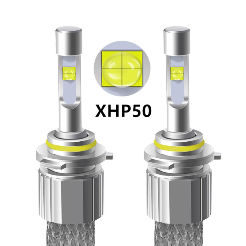 

H4 LED H7 Car Lights XHP50 LED Headlight Bi lens Bulb H1 H11 H3 4 3 H8 D1S D2S D3S D4S D2R 9005 9006 hir2 Auto lamp