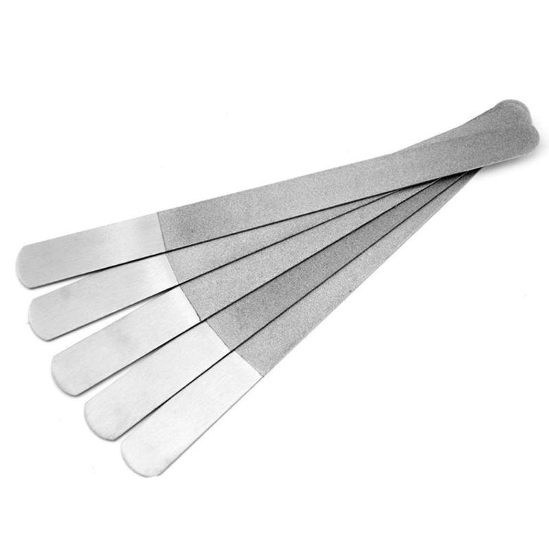 

Stainless Steel Nail Files Professional Nail Sanding Pedicure Blocks Care Grinding Manicure Files Tools Manicure Polis L2M2
