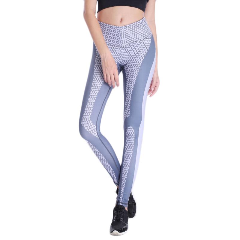 

SAGACE Leggings Women Digital Printing Yoga Pants Tightening And Thickening Running Hip Lifting Yoga Pants elastic bodybuilding, Blue