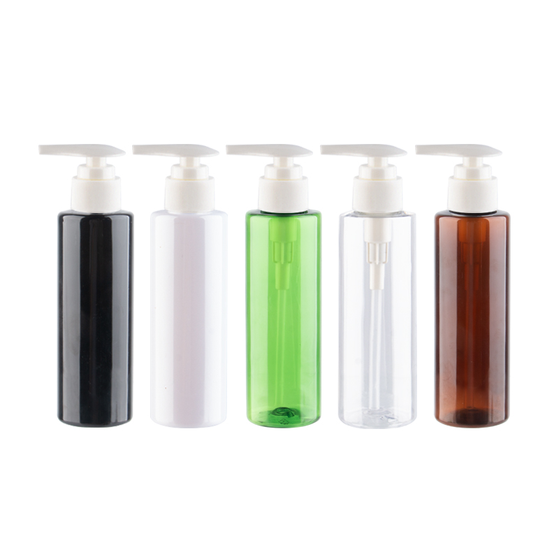 

150ml x 25 Empty Colored Plastic Shampoo Bottle With Liquid Soap Dispensing Lotion Pump 250cc PET Cosmetic Packaging Containers