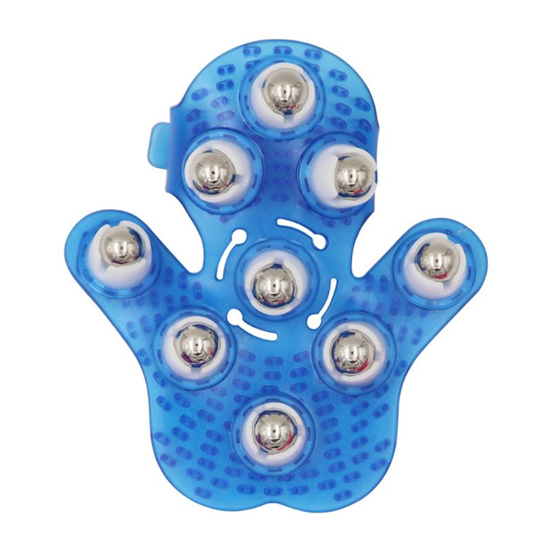 

Roller 9 Balls Body Massage Glove Muscle Relax Massager For Neck Back Shoulder Health Care LDO99