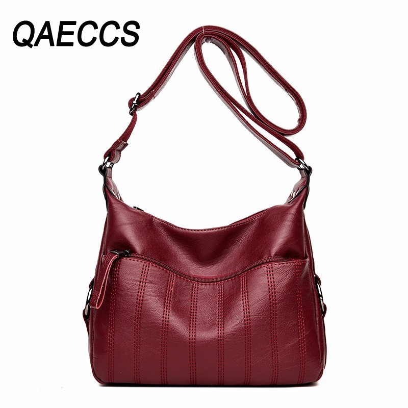 

2020 Crossbody Bags For Women Leather Handbag Bolsos Mujer Ladies Shoulder Bag Female Messenger Bags For Girls Sac A Main New, Black