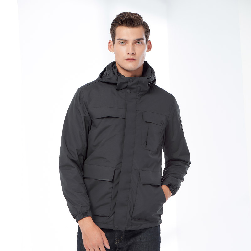 

Outdoor Winter Detachable Two-Piece Liner Down Jacket Men And Women Jacket Thicken Windproof Waterproof Warm Mountaineering Suit, Coral pink-women