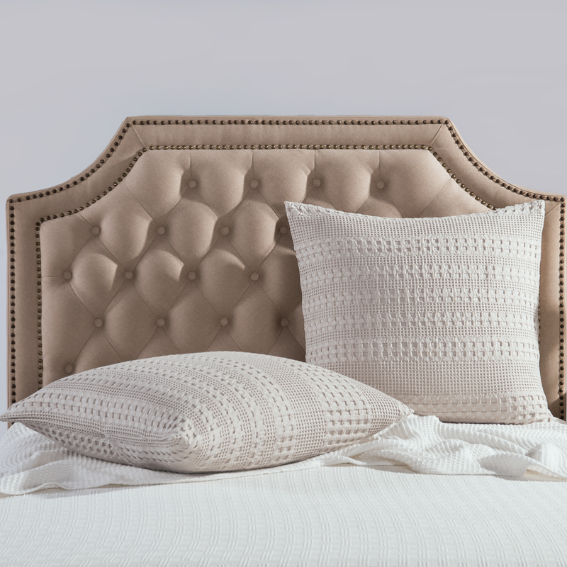 

PHF 2Pcs Cotton Cushion Covers Home Decor Waffle Weave Lightweight Bedding Set Sofa Throw Pillow Cover 66x66cm Cojins Christmas, White