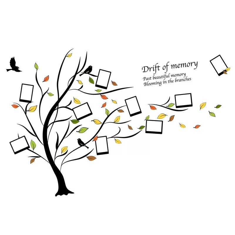 

Tree Wall Sticker Wall Decals Peel and Stick Removable for Bedroom Living Room