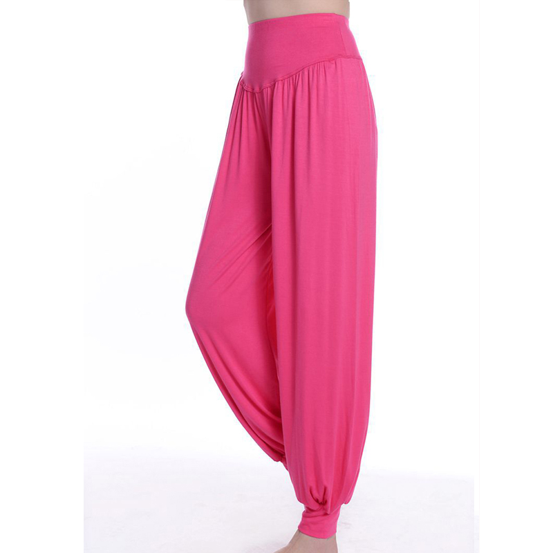 

Wide Leg Yoga Pants Plus Size Sport Women Fitness Loose Pants Long Trousers for Yoga Dance Soft Home, Black