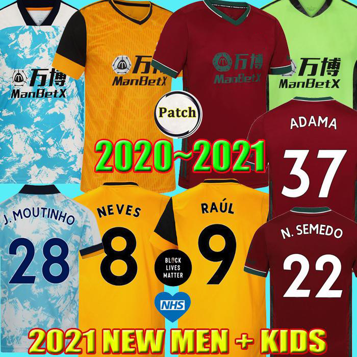 

2021 RAUL NEVES PODENCE ADAMA soccer jerseys 20 21 WILLIAN J. MOUTINHO N.SEMEDO men kids goalkeeper football PATRICIO SHIRTS uniforms, Kids away
