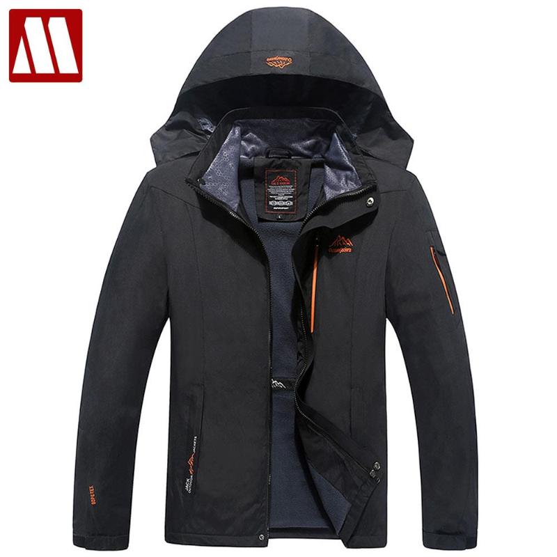 

jaqueta masculina thick Plus size jacket Winter Jacket Men, Windproof Hood parka mens hooded jackets and coats outwear Windbreak, Black