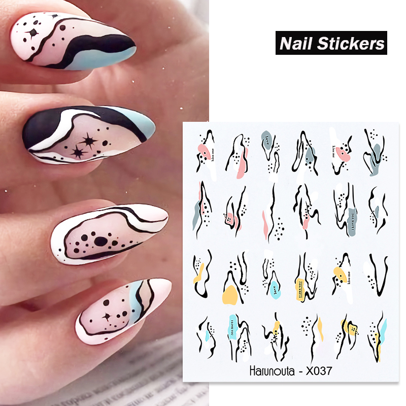 

Fashion Spot Butterfly Water Transfer Nail Sticker Leopard Print Flowers Nail Decals Tip Tattoo DIY Nails Art Decoration Manicure Tools, Black