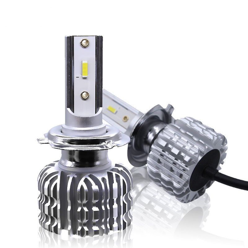 

K1 LED Car Headlight Fanless Bulbs H7 H4 H11 H8 H1 9005 3 9006 4 880 50W 8000Lm CSP 12V Car Lights Headlight Accessories