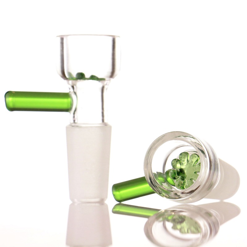 

14mm 18mm bong pieces Male Bowl Piece For Water Pipe Dab Rig Glass Smoking Bowlsl