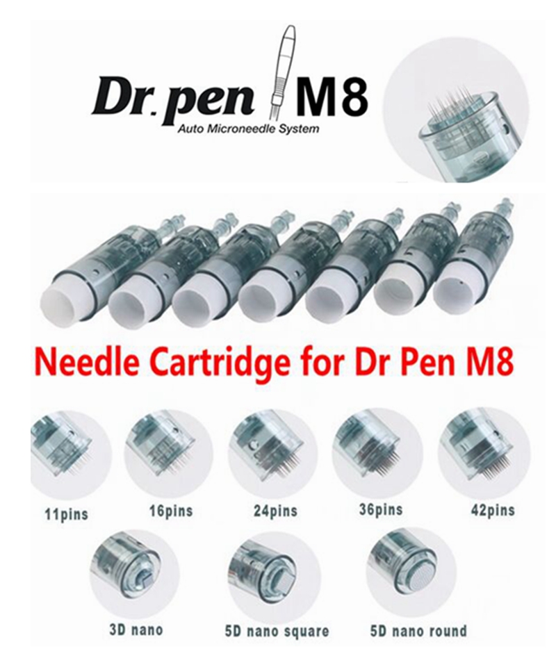 

Replacement Micro needle Cartridge 11/16/24/36/42/nano Pin for Electric Dermapen Dr Pen M8 MTS Skin Rejuvenation