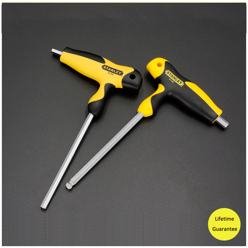 

Stanley comfortable T-handle allen wrench 2mm/2.5mm/3mm/4mm/5mm/6mm/7mm/8mm/10mm T shape hexagon wrenches t hex keys S2 steel