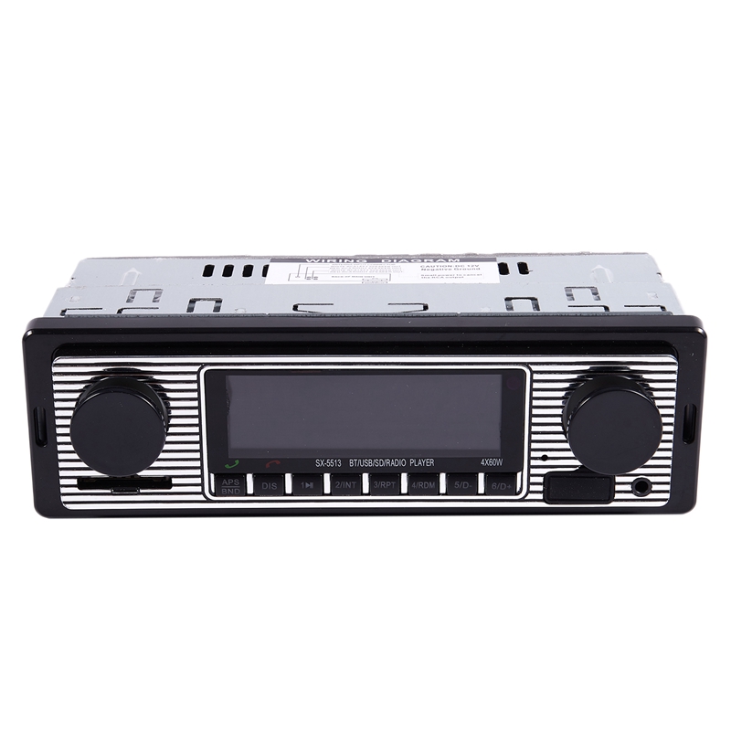 

Bluetooth Vintage Car Radio MP3 Player Stereo USB AUX Classic Car Stereo o