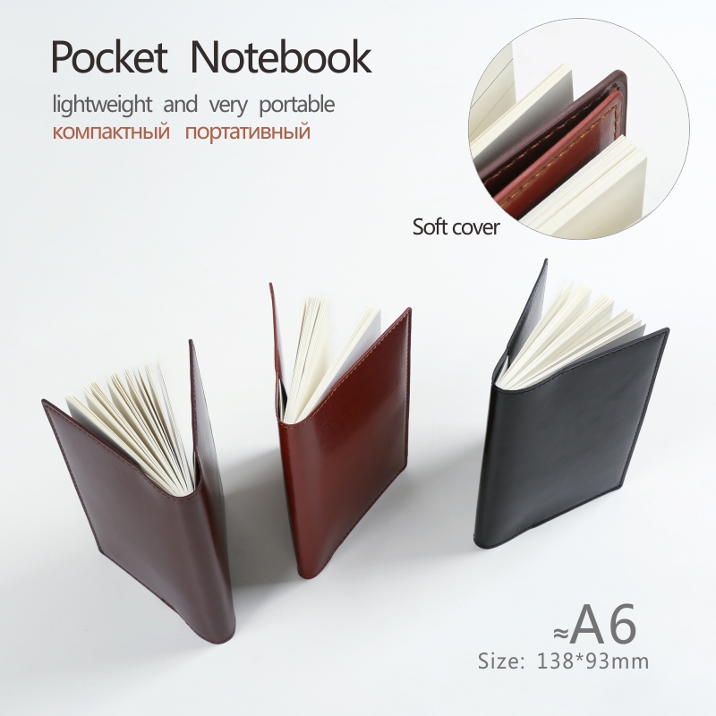 

Pocket notebooks A6 to do list planners notepad Lined pages Plain paper linepages diary journal Stationery office supplies