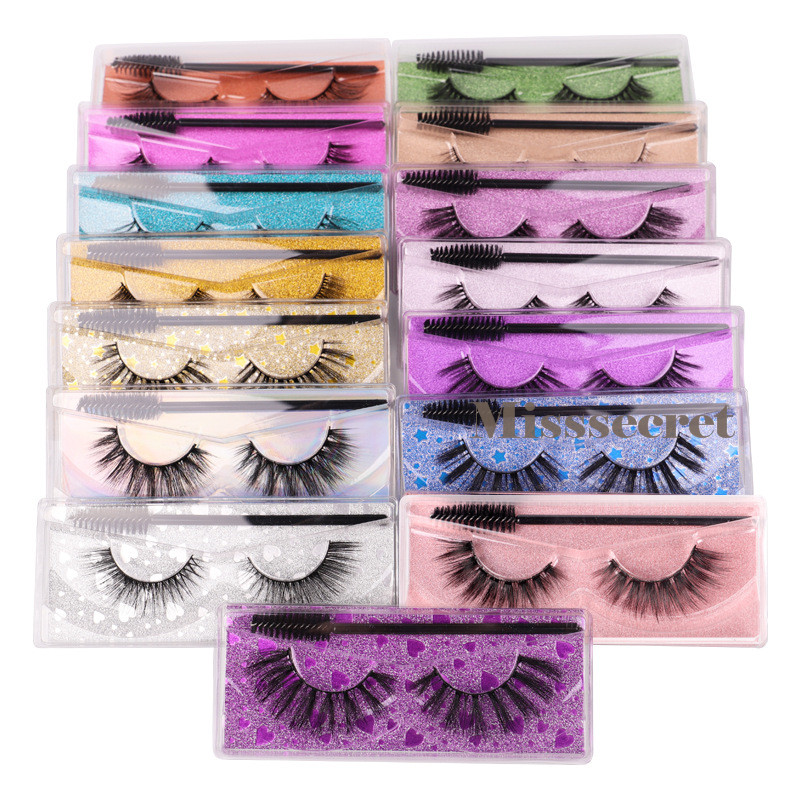 

New 3D Mink Eyelashes Natural Soft False Eyelashes 100% Handmade Mink Eyelash Extension Custom Logo Eye Makeup Maquiagem DHL Free Shipping