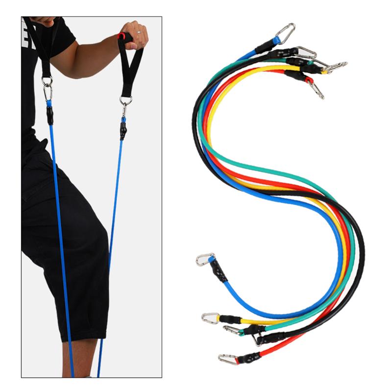 

11pcs Fitness Resistance Bands Shoulder Leg Ankle Straps Resistance Training Kit Exercise Fitness Tube Equipment & Gear