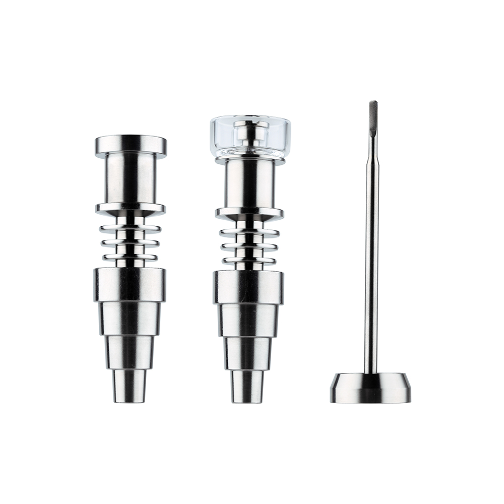 Portable Titanium nail and Quartz E Nail Box Kit ENail Temperature Controller Rig glass for wax vaporizer-image-570283711
