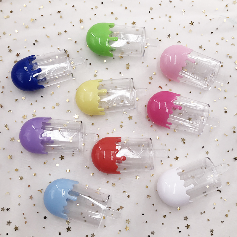 Ice cream cases for natural mink lashes customized logo packaging nine colors strip soft false eyelash wholesale vendor-image-565167949