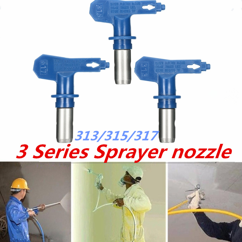 

Blue Series 3 Airbrush Nozzle For Painting Airless Paint Spray G un Tip Coating Portable Paint Sprayers auto repair tool