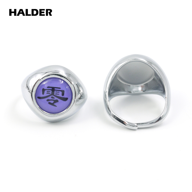 

Custom wholesales HOT Anime Band Rings Akatsuki Cosplay Member's Full Set Sasori Itachi Hidan Deidara Costume Accessories