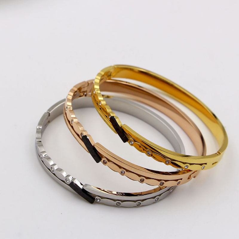 

Titanium Bracelet women Men Jewelry Newest stainless steel Bracelets & Bangles fashion new design bangles