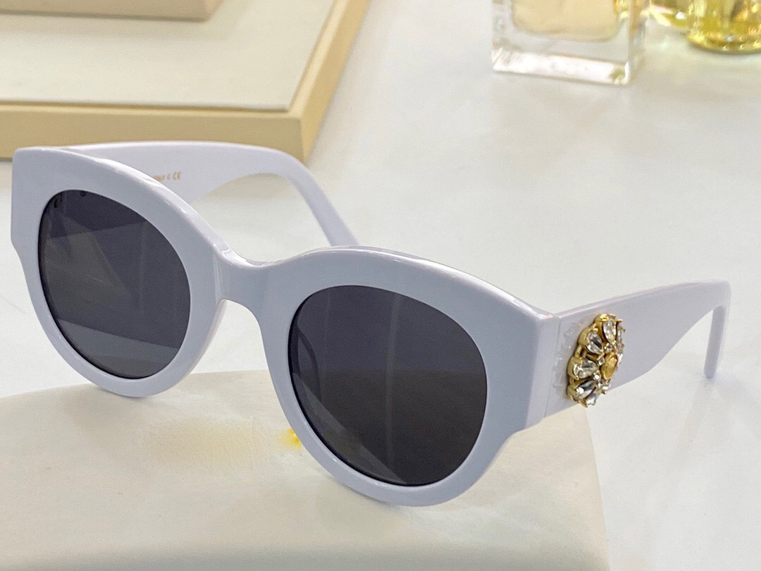 

4353 Women's Fashion Sunglasses Charming Cat Spectacle Frame Simple Popular UV Protection Outdoor Simple Matching Top Quality Box