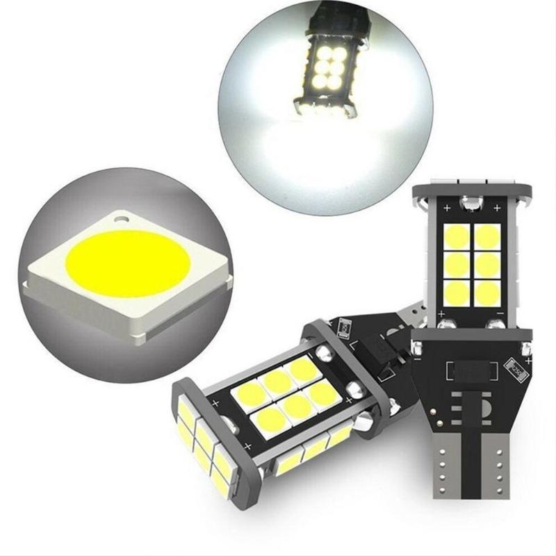 

1pcs T15 W16W 24 SMD 3030 LED Car Backup Reverse Light Car Error No Signal Super Lamp Bulb Canbus Bright LED Reversing Bulb C8U9, As pic