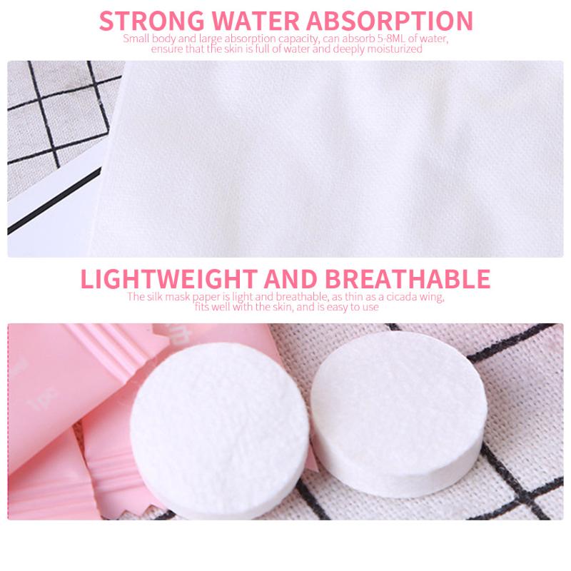 

50pcs/Lot Compressed Travel Cotton Towel Portable Face Towel Soft Napkin Perfect Tissue Cleaning Wipes, 30 pieces