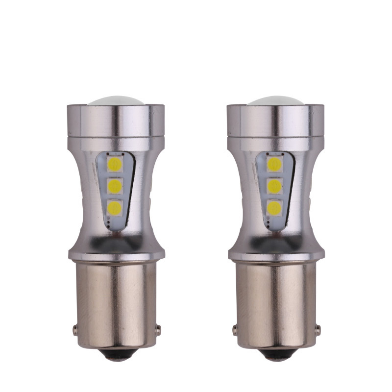 

2 pcs 1156 1003 1141 BA15S 18-SMD 3030 LED Light Chips for Car Brake Lights Reverse Lamp DRL Car Rear Bulb RV Camping Light, As pic