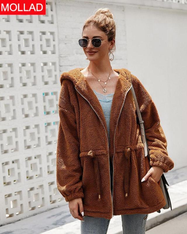 

2020 Womens Warm Faux Fur Coat Jacket Winter Lady Thick Short Outwear, Blue