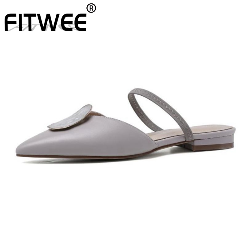 

FITWEE Size 33-43 Woman High Heel Sandals Metal Decoration Thick Heel Woman Summer Shoes Fashion Sexy Party Shoes Footwear, Ivory