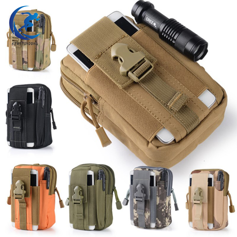 

Outdoor Climbing Mobile Phone Bags Tactical Waist Phone Bag Belt Pouch Holster Cover Case With Zipper for X 8 7, Style 5