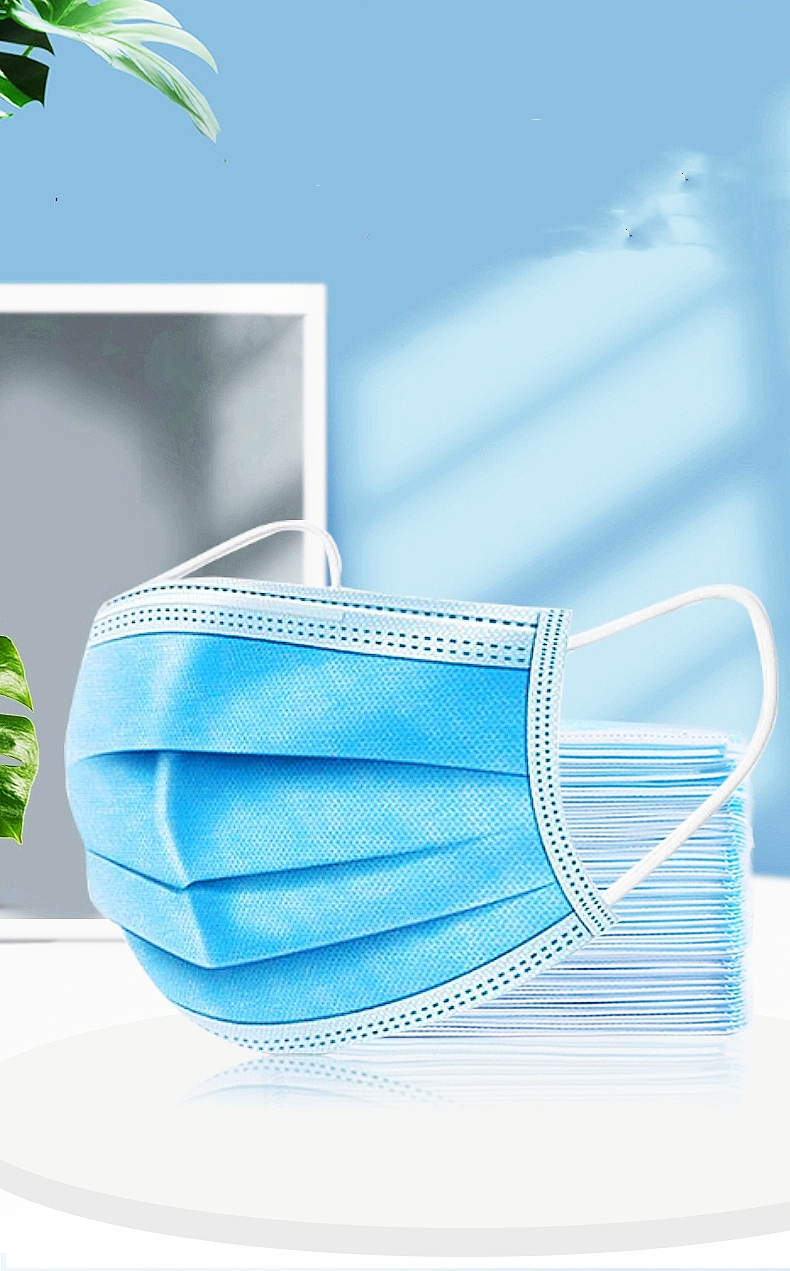 

Disposable mask plane type three-layer protection dust-proof and breathable male and female adult disposable masks wholesale three-layer fil