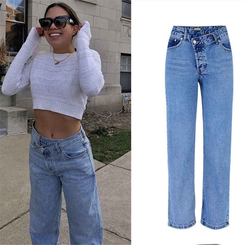 

2020 Street Style High Waist Jeans Casual Woman Fashion Vintage Sexy Boyfriend Jeans for Women Plus Size, As pic