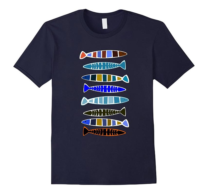 

Tropical Fish T-Shirt Fishes Sailinger Sea Graphic Tee Design Tops Top Tee Mens 100% Cotton Short Sleeve Print, Black