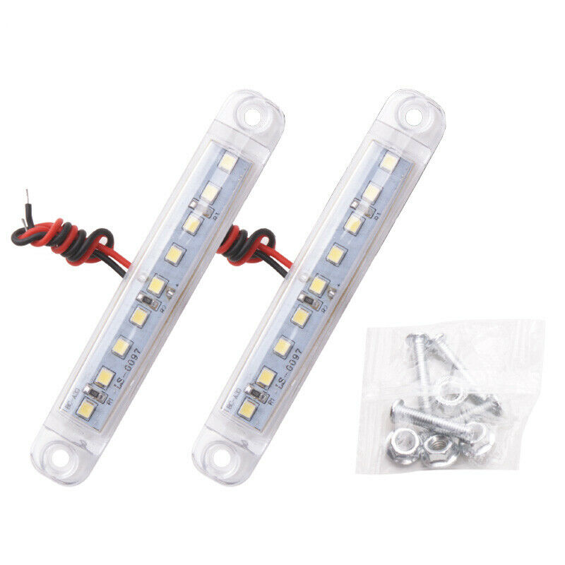 

For Truck Trailer Lorry Marker light Red/Amber/White/Blue Sealed 9-Led