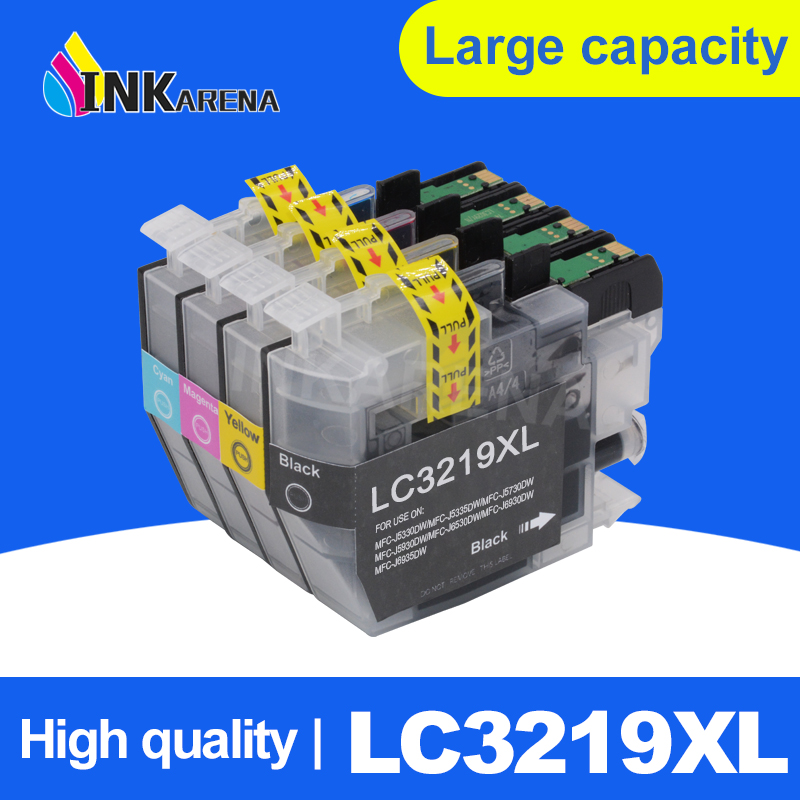 

INKARENA LC3219 LC3219XL Full Ink Cartridge For Brother MFC-J5330DW J5335DW J5730DW J5930DW J6530DW J6935DW Printer lc3217