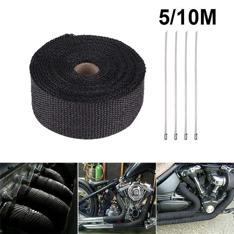

Motorcycle Exhaust Tape Escape Wrap Covers For xmax 125 r1 2009 xt 660 r1 2004 raptor 660 yz250f vstar 650 drag star 1100