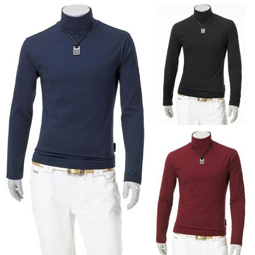 

Discount sale Special for the 2014 Winter foreign trade men's solid color turtleneck shirt bottoming Men sweater sale well, Dark grey